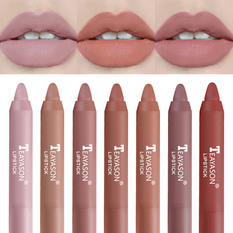 Matte Velvet Lip Tint Long Lasting - 누드 벨벳 무광 립스틱 펜, 방수