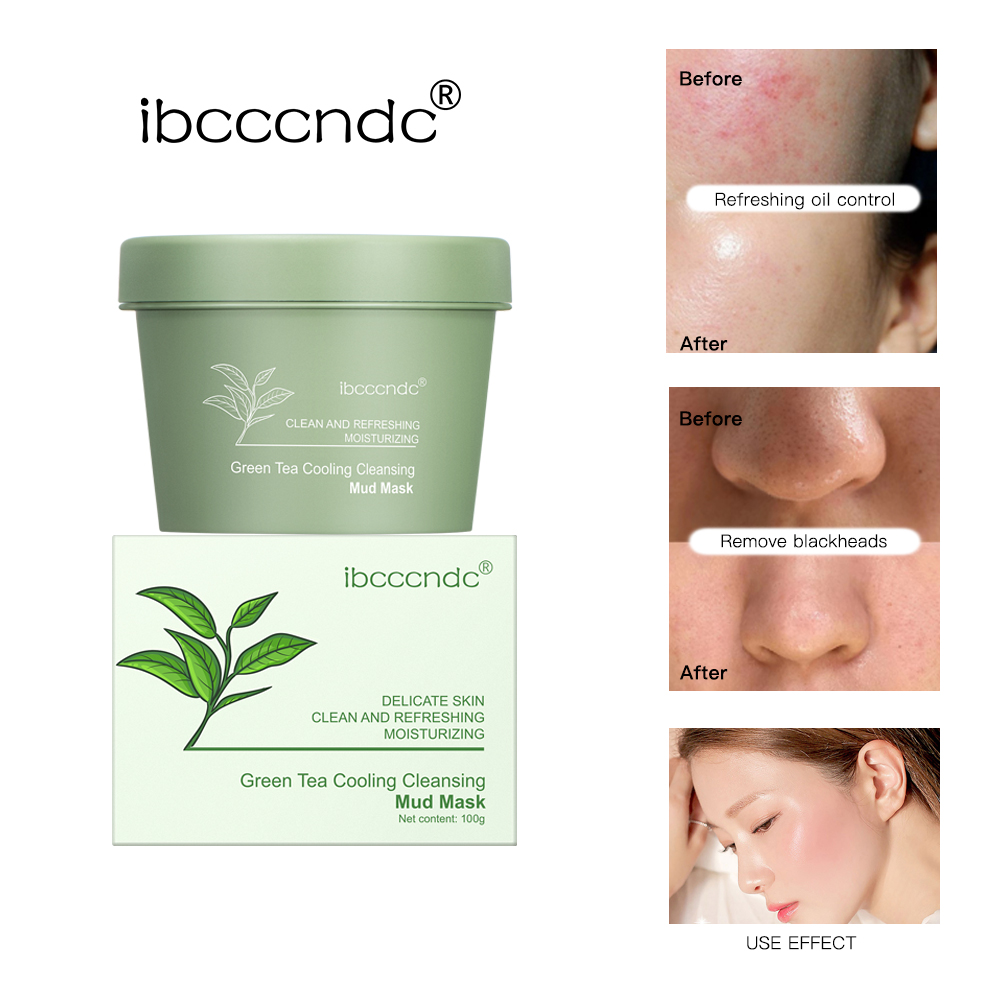 Green Tea Cleansing Clay Mask - 녹차 머드 마스크 천연 스킨케어 딥