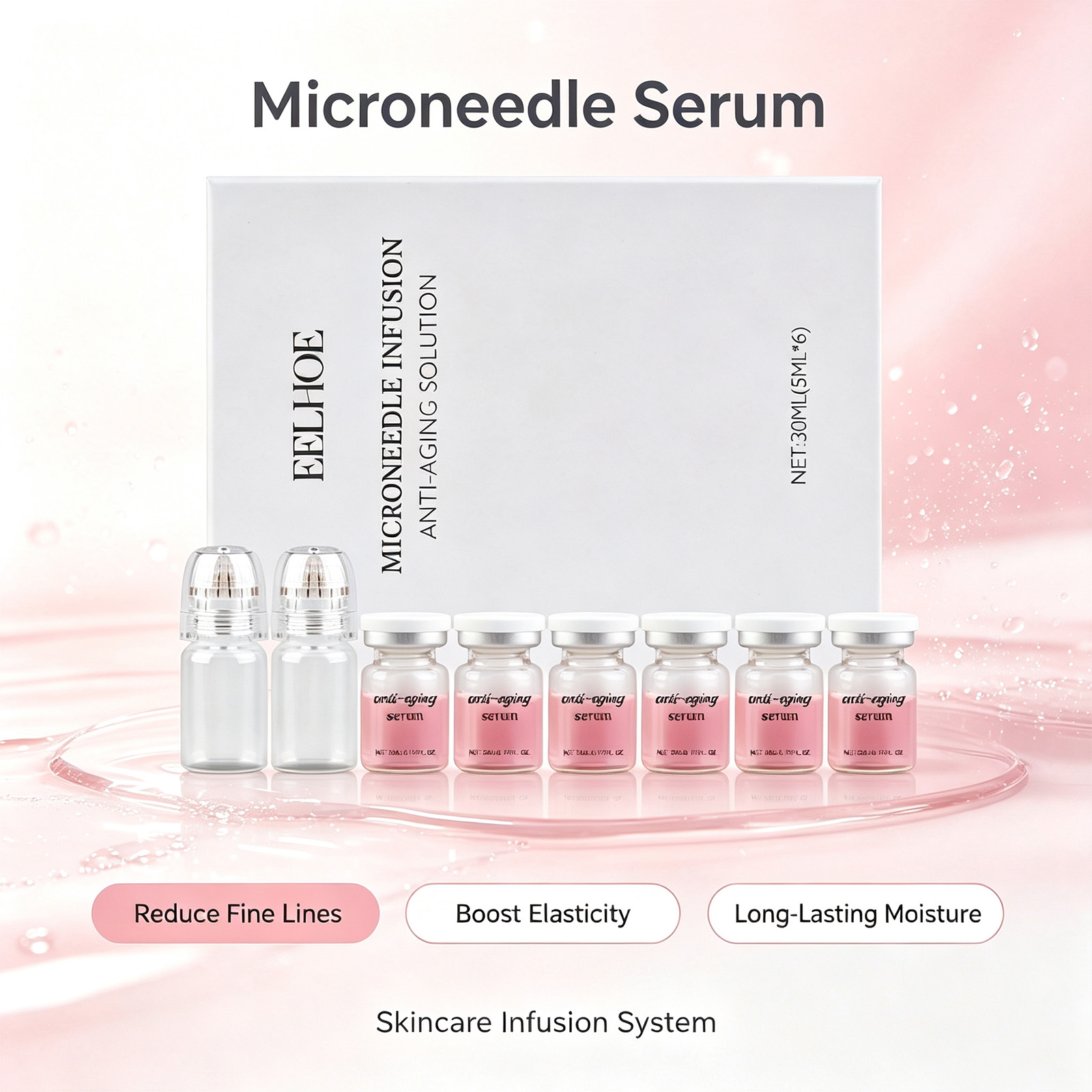 0.2mm 미세침 세럼 키트, 콜라겐, 히알루론산 함유 - Hyaluronic Acid Facial Serum 리뷰 및 가격