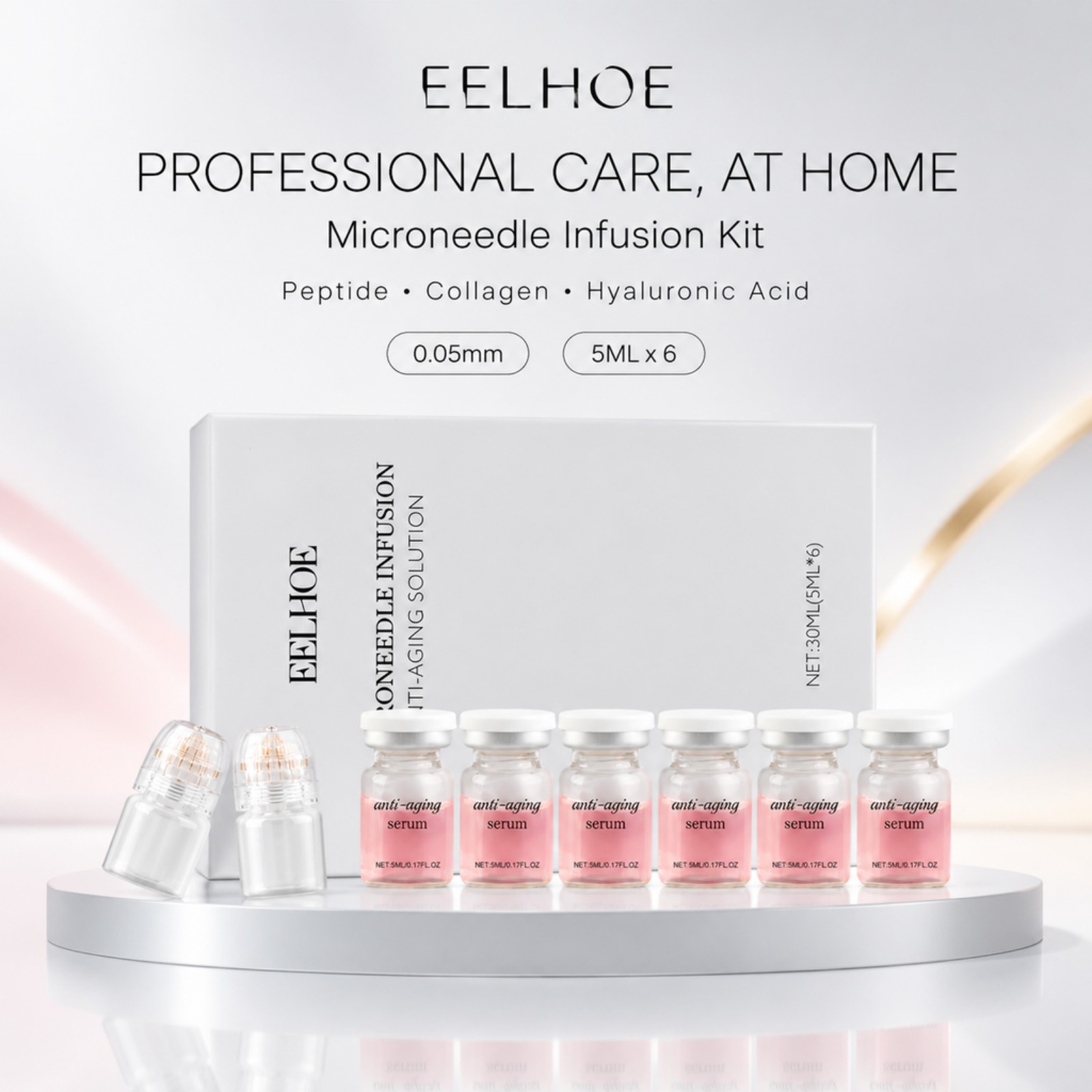 0.2mm 미세침 세럼 키트, 콜라겐, 히알루론산 함유 - Hyaluronic Acid Facial Serum 리뷰 및 가격