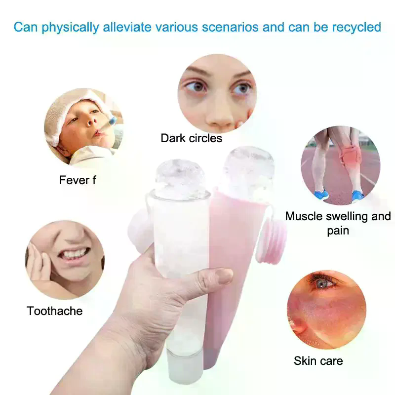 실리콘 큐브 모양의 얼음 롤러, 얼굴에 사용하여 피부를 - Face Ice Roller Puffiness 리뷰 및 가격
