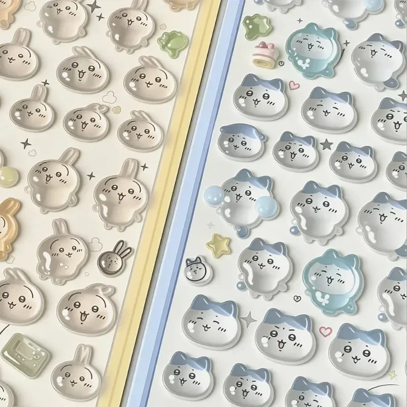 치이카와 3D 입체 크리스탈 에폭시 스티커, 귀여운 우 - Nail Art 리뷰 및 가격