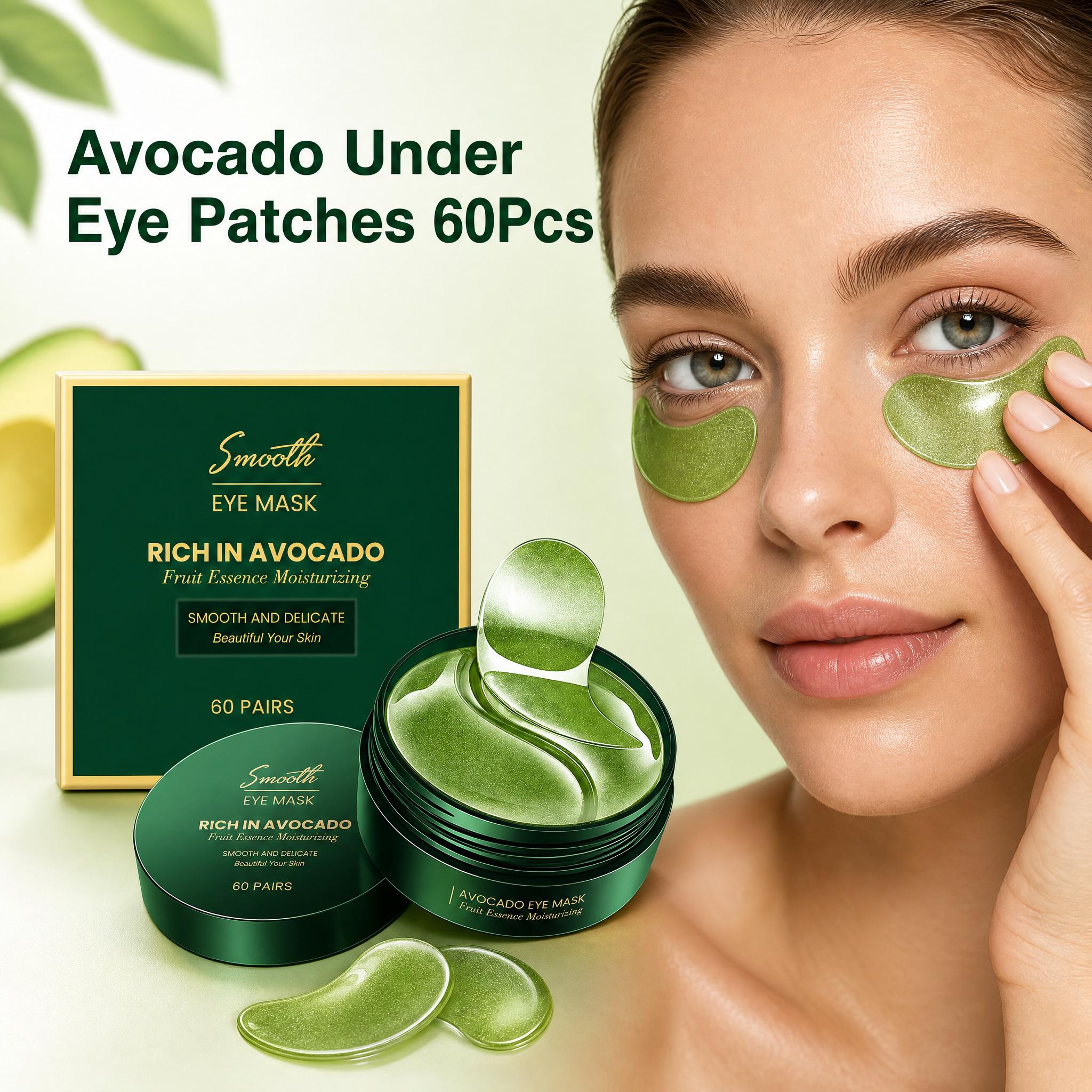 60개입 아보카도 콜라겐 아이 마스크, 다크서클 완화  - Collagen Under Eye Patches 리뷰 및 가격