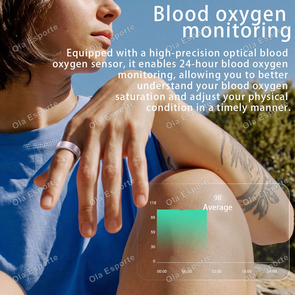 스마트 링 심박수 혈중 산소 수면 추적 링 IP68 방 - Health Monitors 리뷰 및 가격