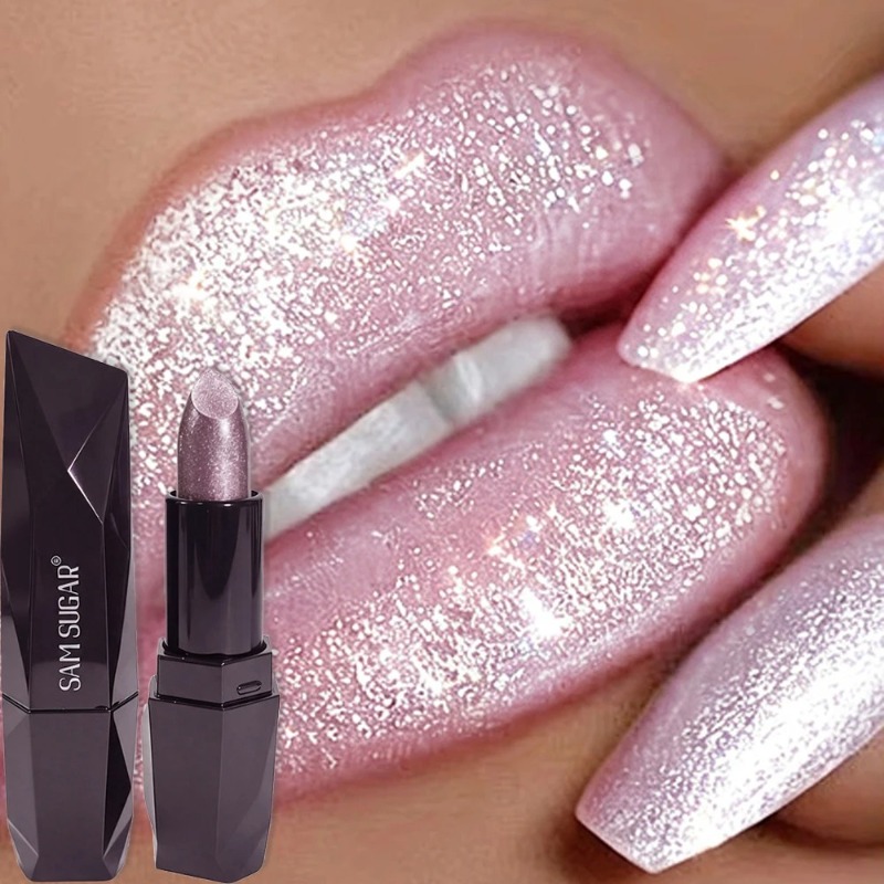 6가지 색상의 펄센트 핑크 메탈릭 글리터 벨벳 립스틱, - Matte Velvet Lip Tint Long Lasting 리뷰 및 가격