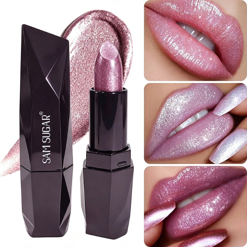 6가지 색상의 펄센트 핑크 메탈릭 글리터 벨벳 립스틱, - Matte Velvet Lip Tint Long Lasting 리뷰 및 가격